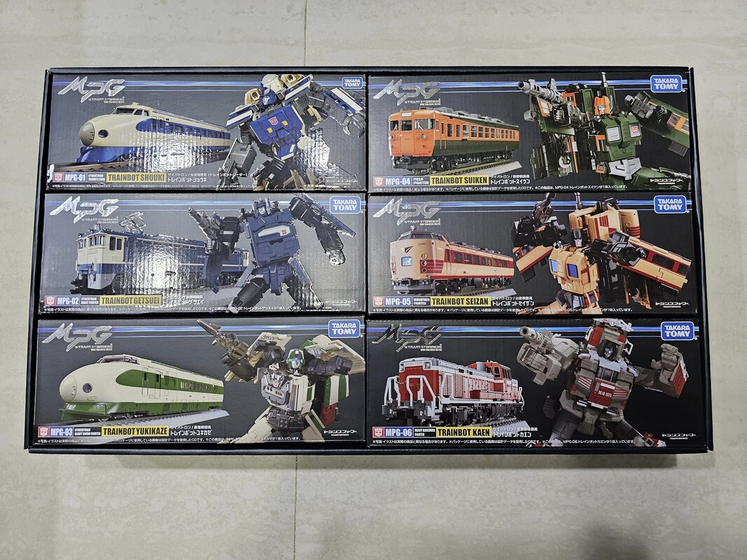 MPG Raiden Trainbot Boxed Set In-Hand Images for Transformers